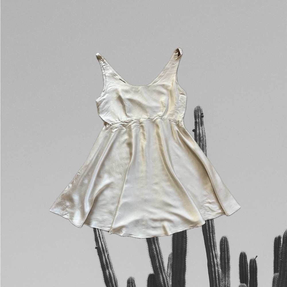 Vintage Y2K 100% silk mini dress